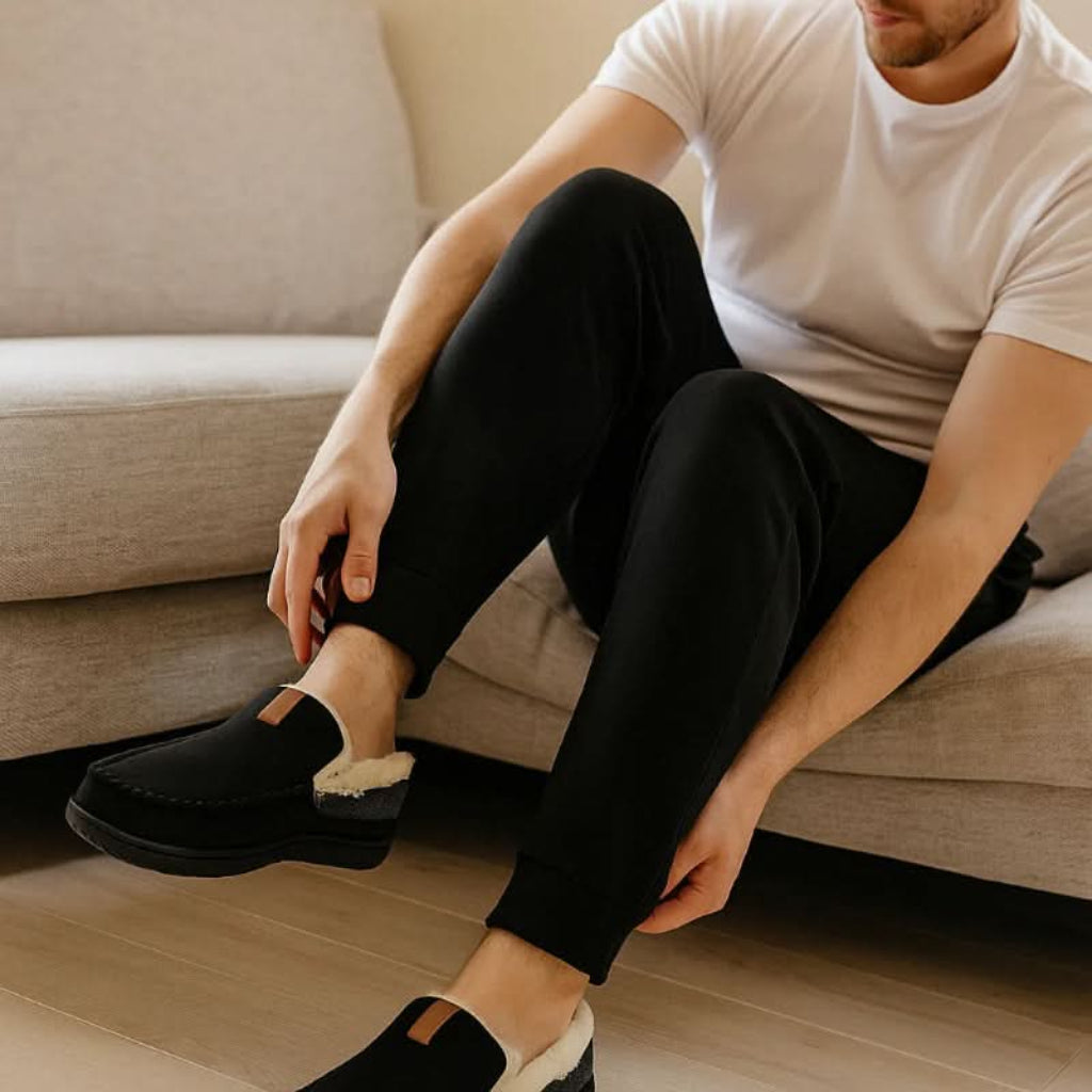 Men Slippers Indoor Loafer House Footwear
