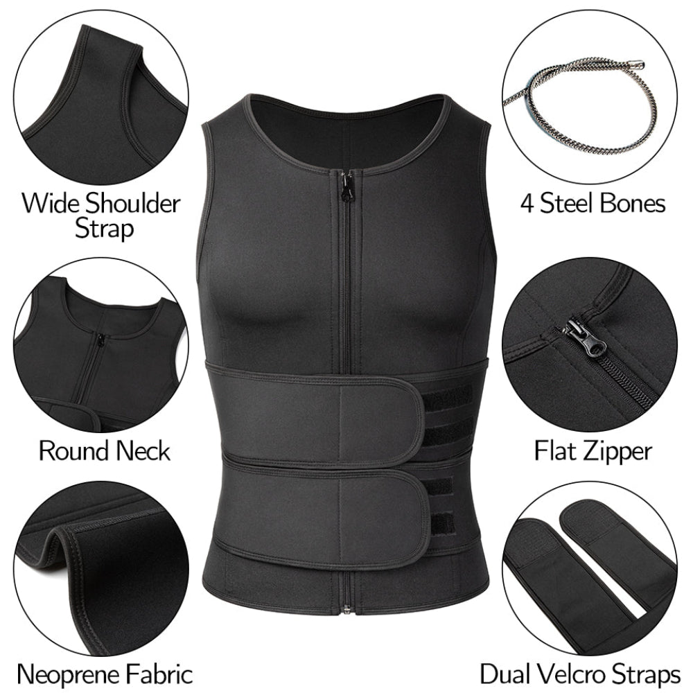 Men's Body Shaper Weight Loss Vest
