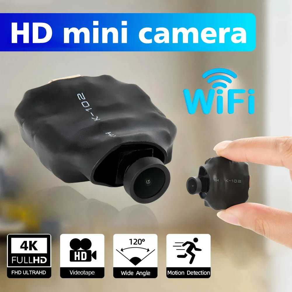 Mini WiFi Security Camera 4K Ultra HD Motion Detection Home Monitor