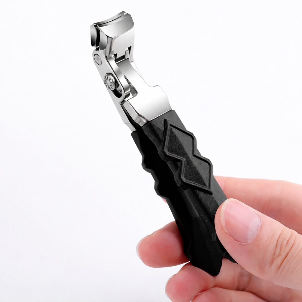 Nail Clippers Heavy Duty Wide Jaw Curved Blade Trimmer