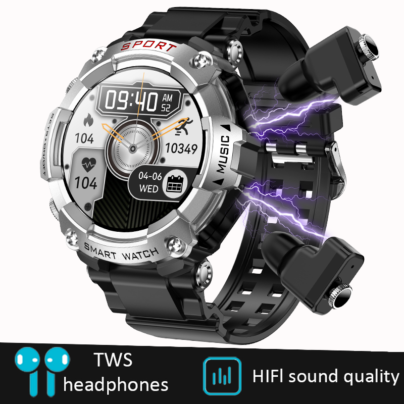 Sport Pro Smartwatch w/ Earbuds