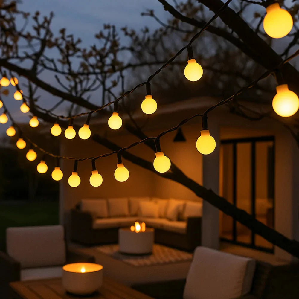 Outdoor Fairy Lights Solar String Waterproof Garden Decor