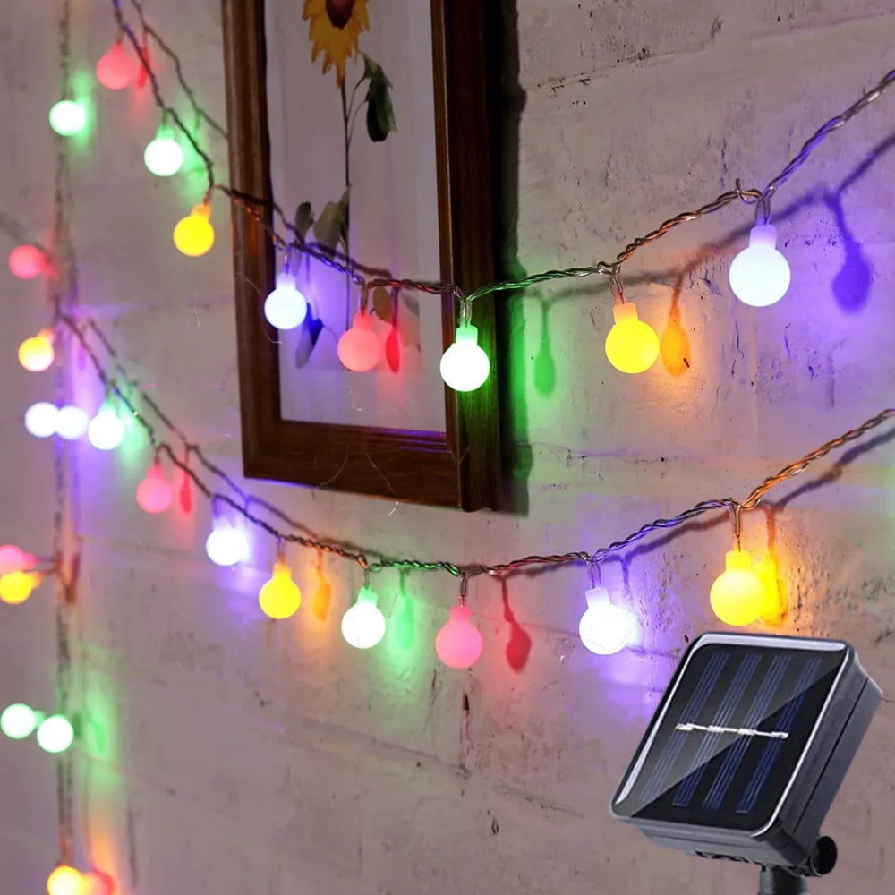 Outdoor Fairy Lights Solar String Waterproof Garden Decor