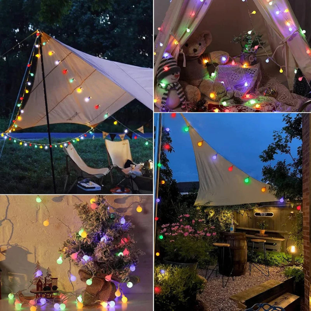 Outdoor Fairy Lights Solar String Waterproof Garden Decor