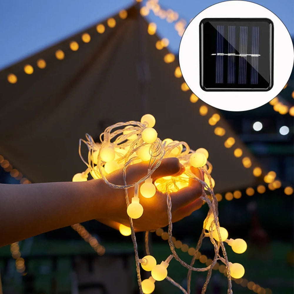 Outdoor Fairy Lights Solar String Waterproof Garden Decor