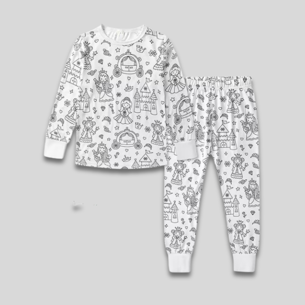 Kids Cozy Christmas Pajama Set - Long Sleeve Two Piece