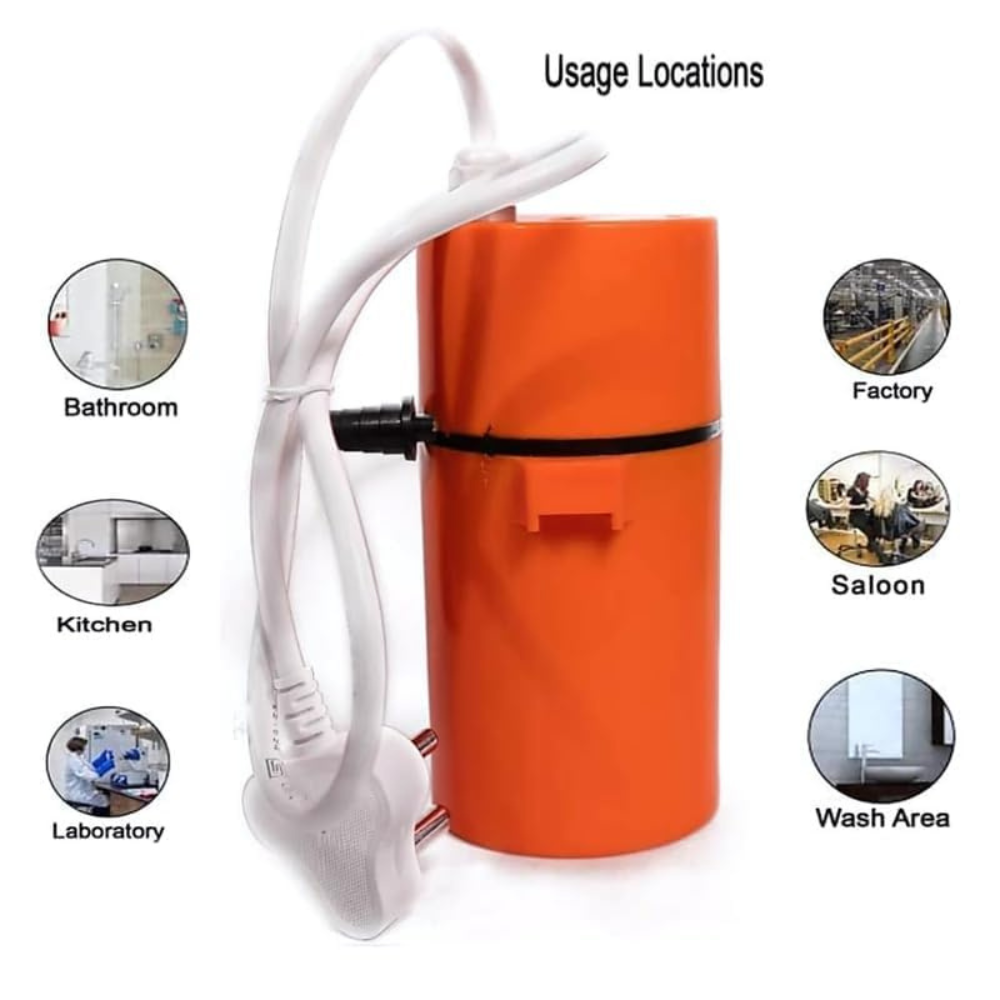 Portable Instant Water Heater Bathroom Kitchen Sink Use