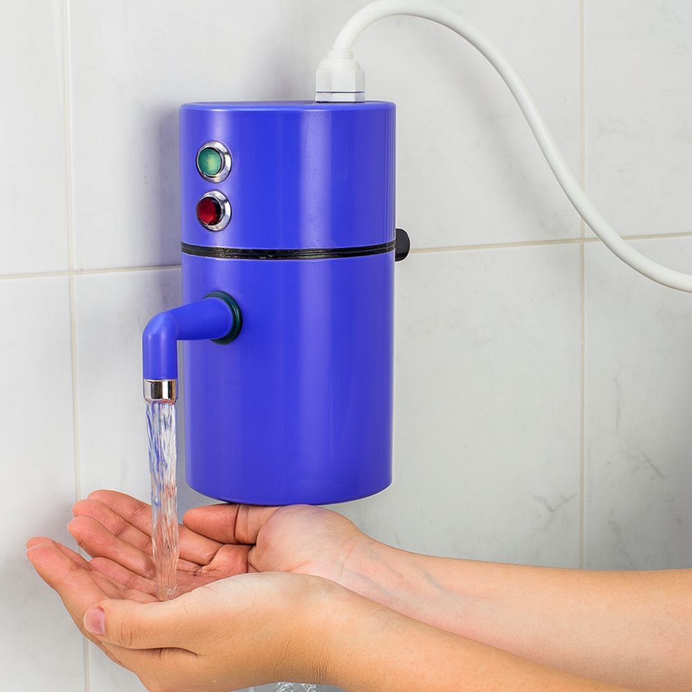 Portable Instant Water Heater Bathroom Kitchen Sink Use