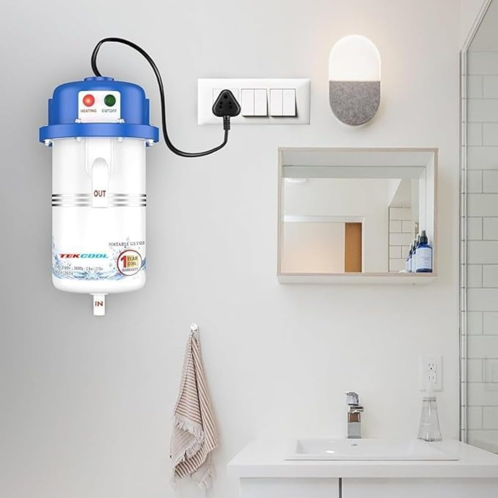 Portable Instant Water Heater Bathroom Kitchen Sink Use