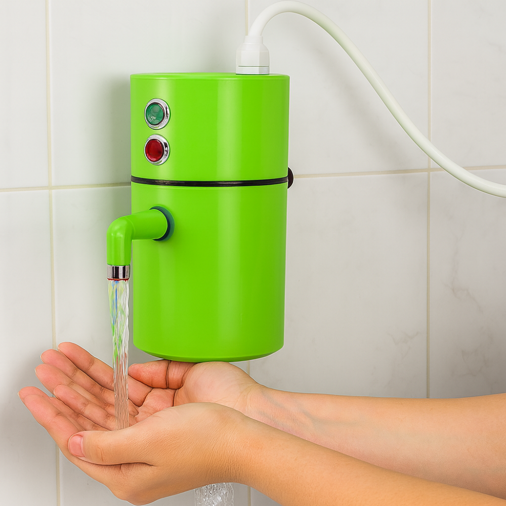 Portable Instant Water Heater Bathroom Kitchen Sink Use