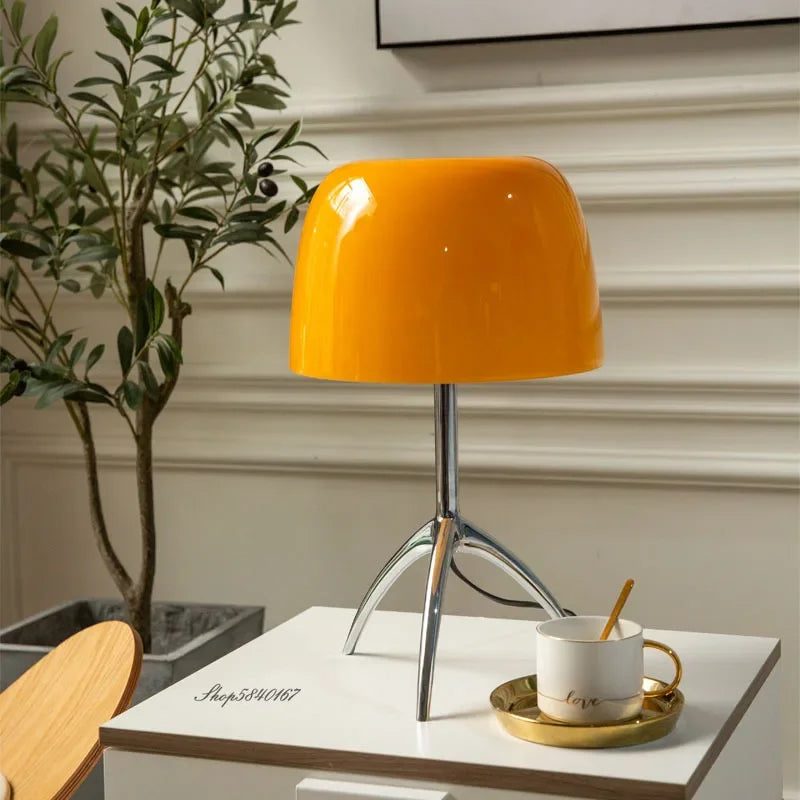 Modern Tripod Desk Lamp with LED – Stylish Table Lighting