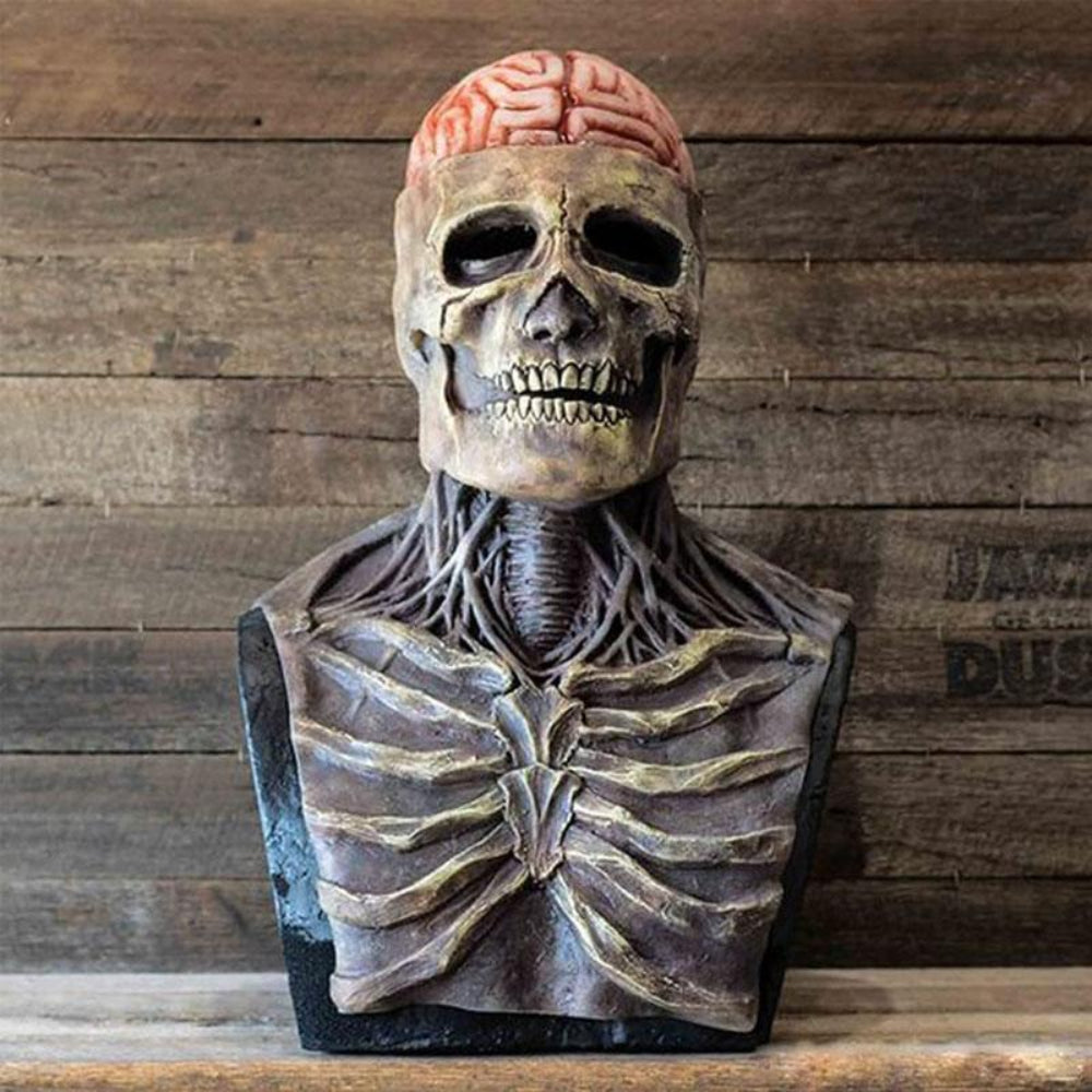 Skull Mask with Brain Detail
