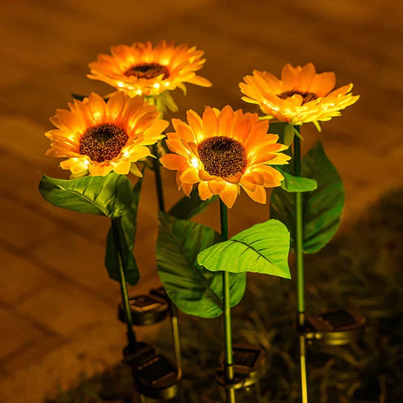 Creative & Modern Sunflower Garden Lamp | SolarSunflower