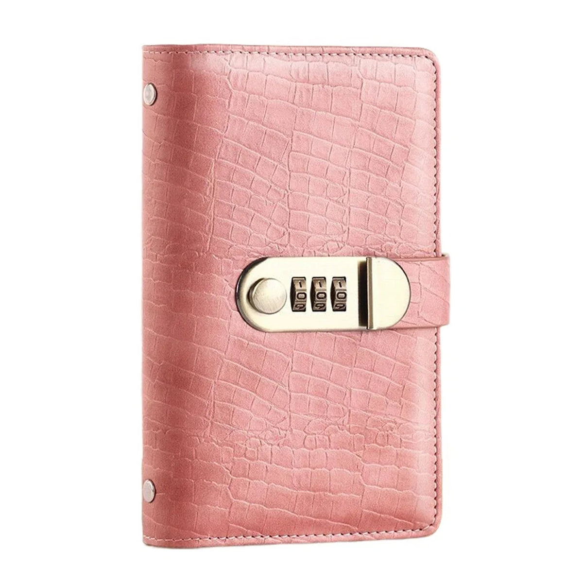 100 Envelope Savings Challenge Binder with Cash Envelopes and Combination Lock – PU Leather