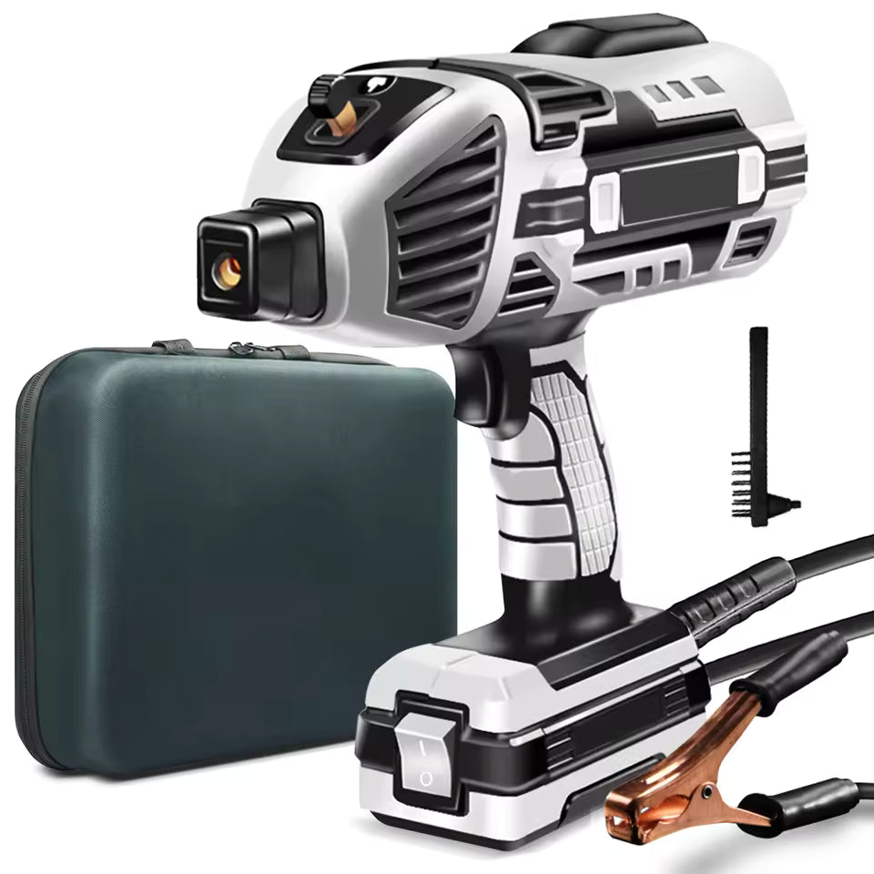 Portable Handheld ARC Welding Machine 220V - Mini Inverter Welder for Steel and Aluminum - 120A Digital Display All-in-One Stick Welder - Unisex