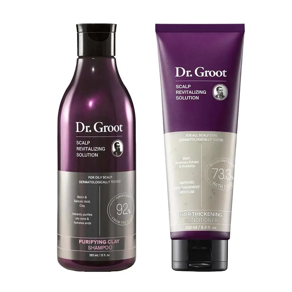 Smoothing Shampoo and Conditioner Set – Moisturizing Hair Care, 385ml and 250ml