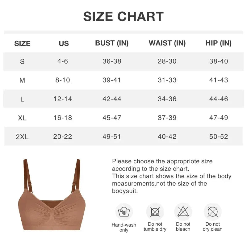 Seamless Wireless Push-Up Bra for Women – Full Coverage Bralette with Adjustable Straps