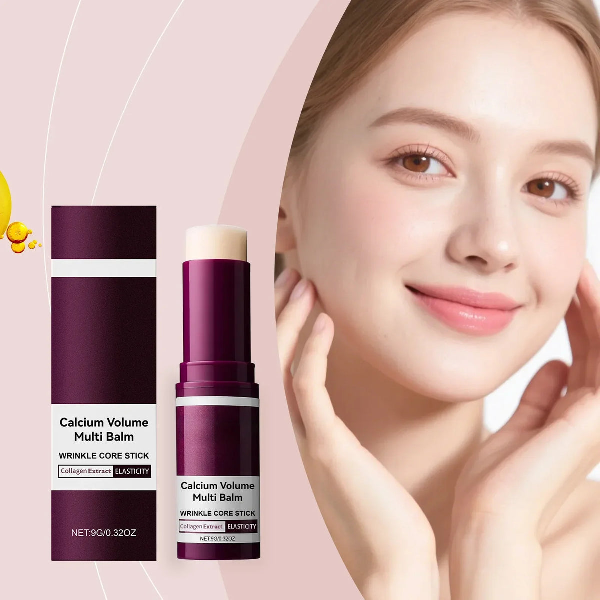 Collagen Moisturizing Balm Stick for Face and Neck – Hydrating Skin Stick for Use Before Makeup
