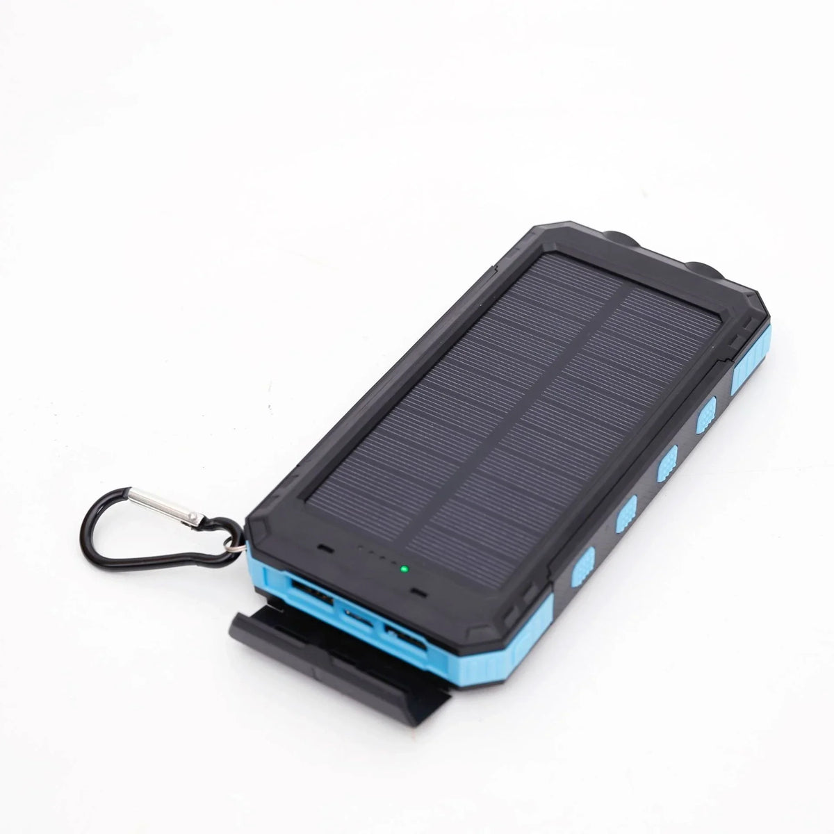 Latest 20000mAh Solar Power Bank Portable Large Capacity Charger Compatible with IOS Android USB output Fast Charging ourdoor