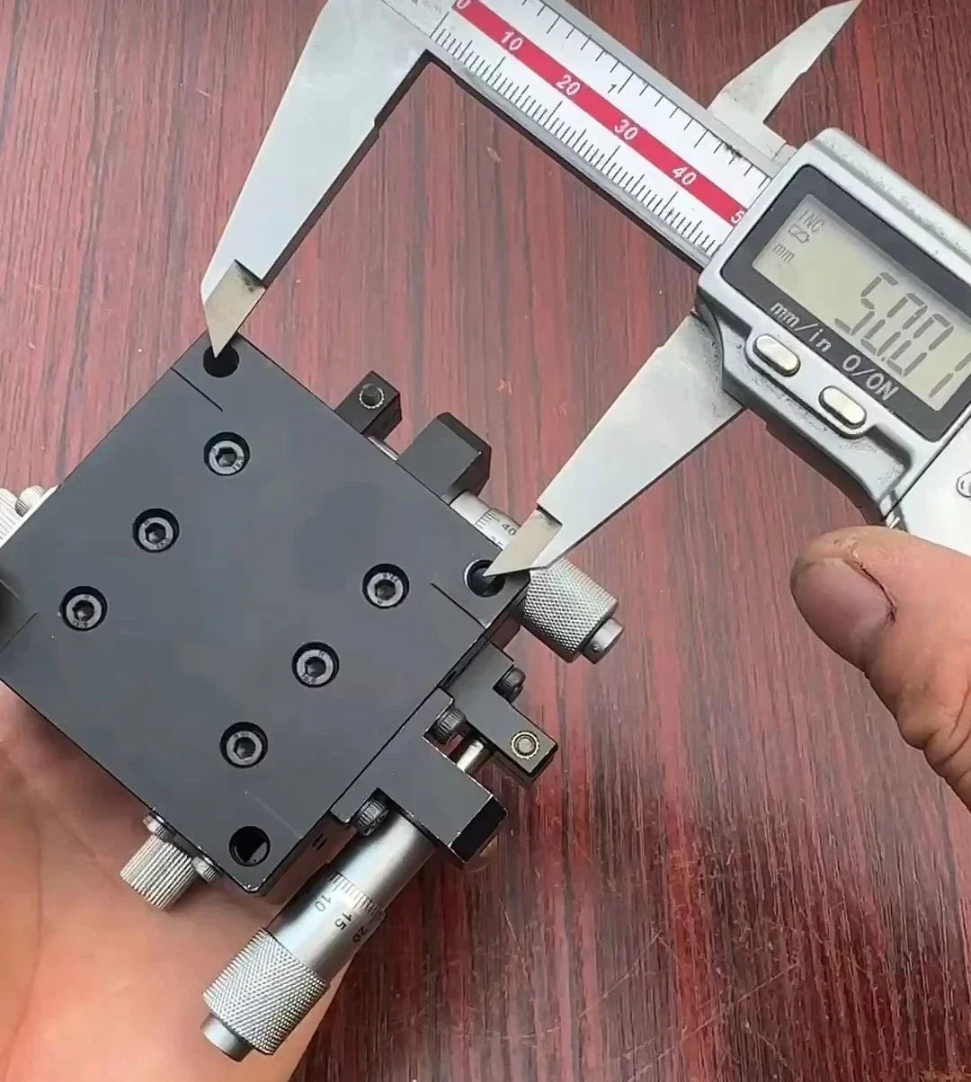 Micro Precision Vise with XY Axis Adjustable Platform 60x60mm