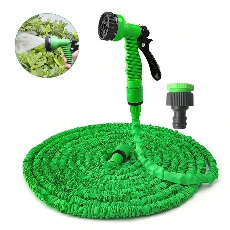 25FT-200FT Expandable Magic Hose 7 Water Spraying Functions, Durable Materials Home Garden Watering Tools Lightweight Design