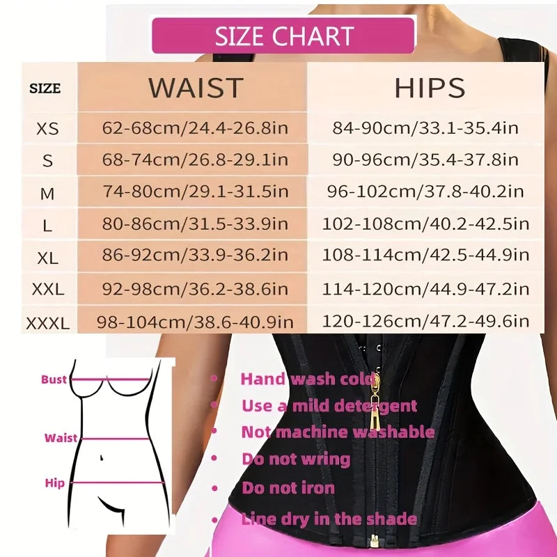 Women's Waist Shapewear Vest with Adjustable Shoulder Straps – Firm Control Girdle, S–XXXL