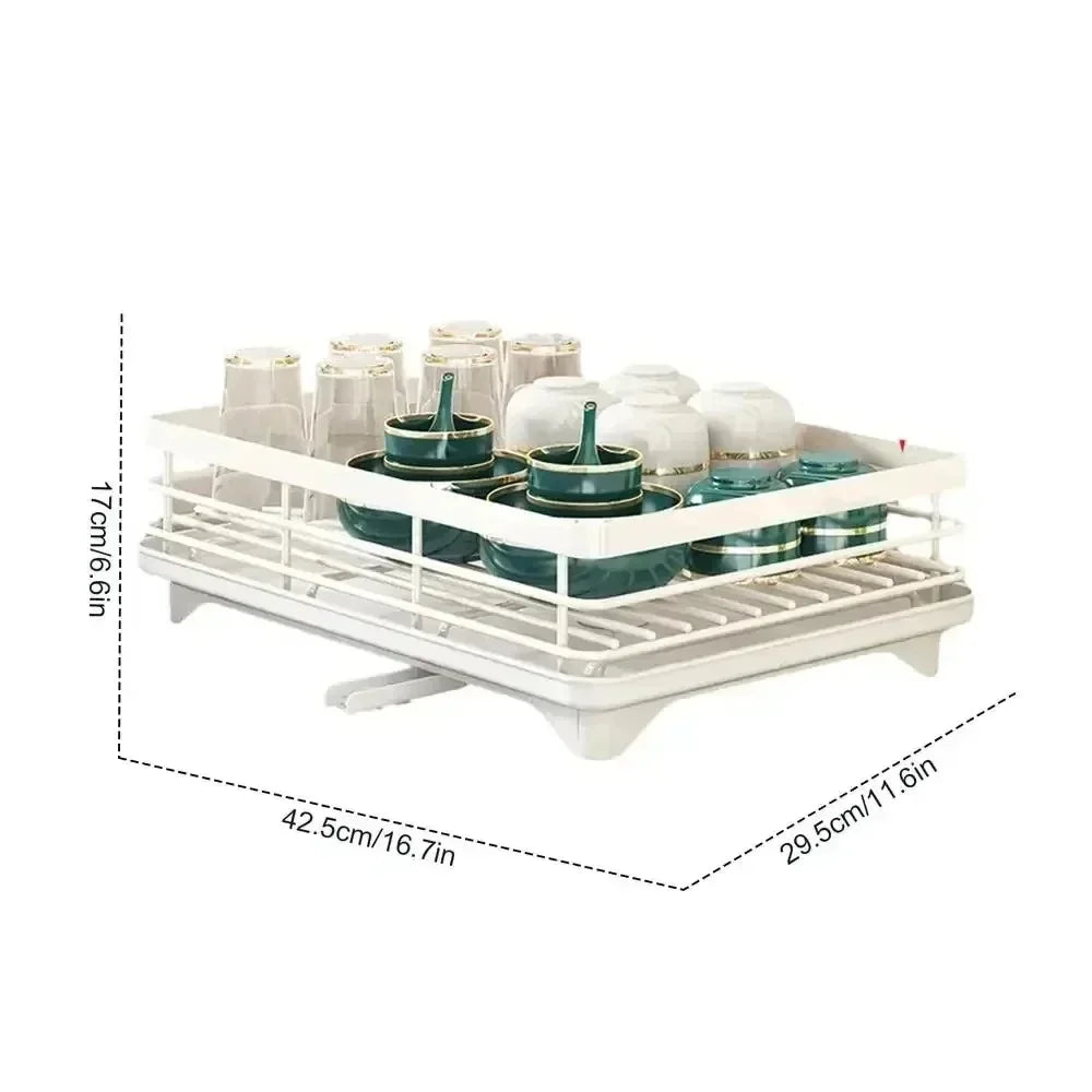 Adjustable Stainless Steel Dish Drying Rack
