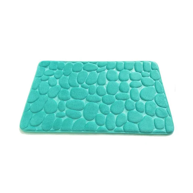 Geometric Embossed Non-Slip Bath Mat