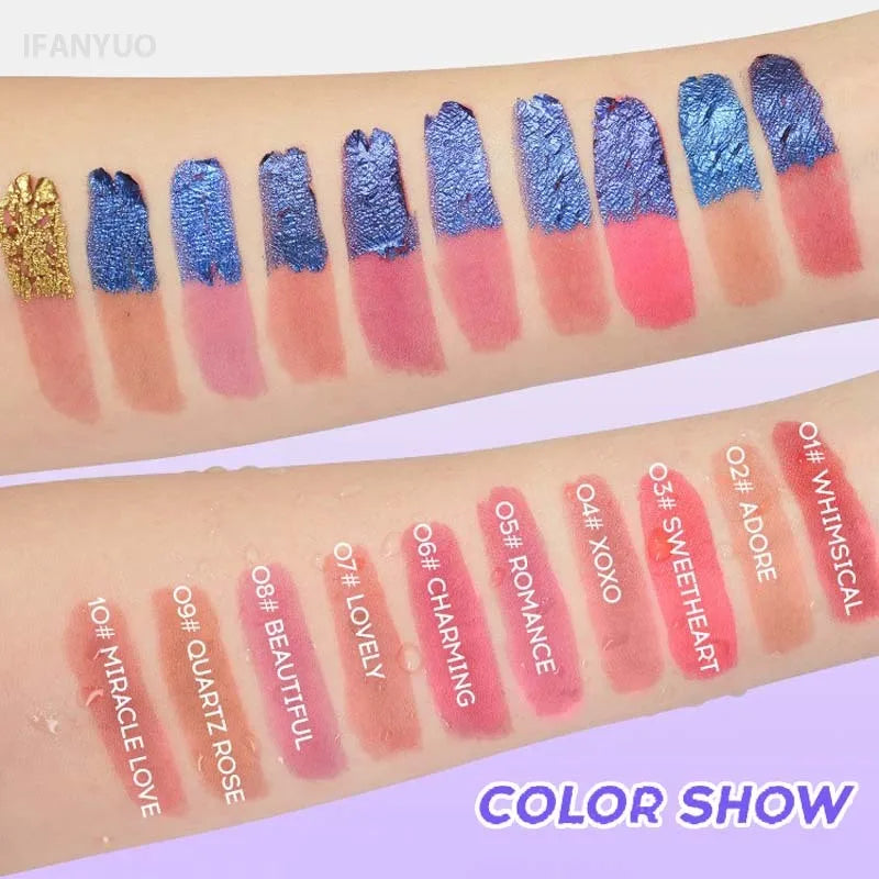 Peel-Off Lip Stain 4ml – Waterproof Long-Lasting Matte Liquid Lip Tint in 10 Shades