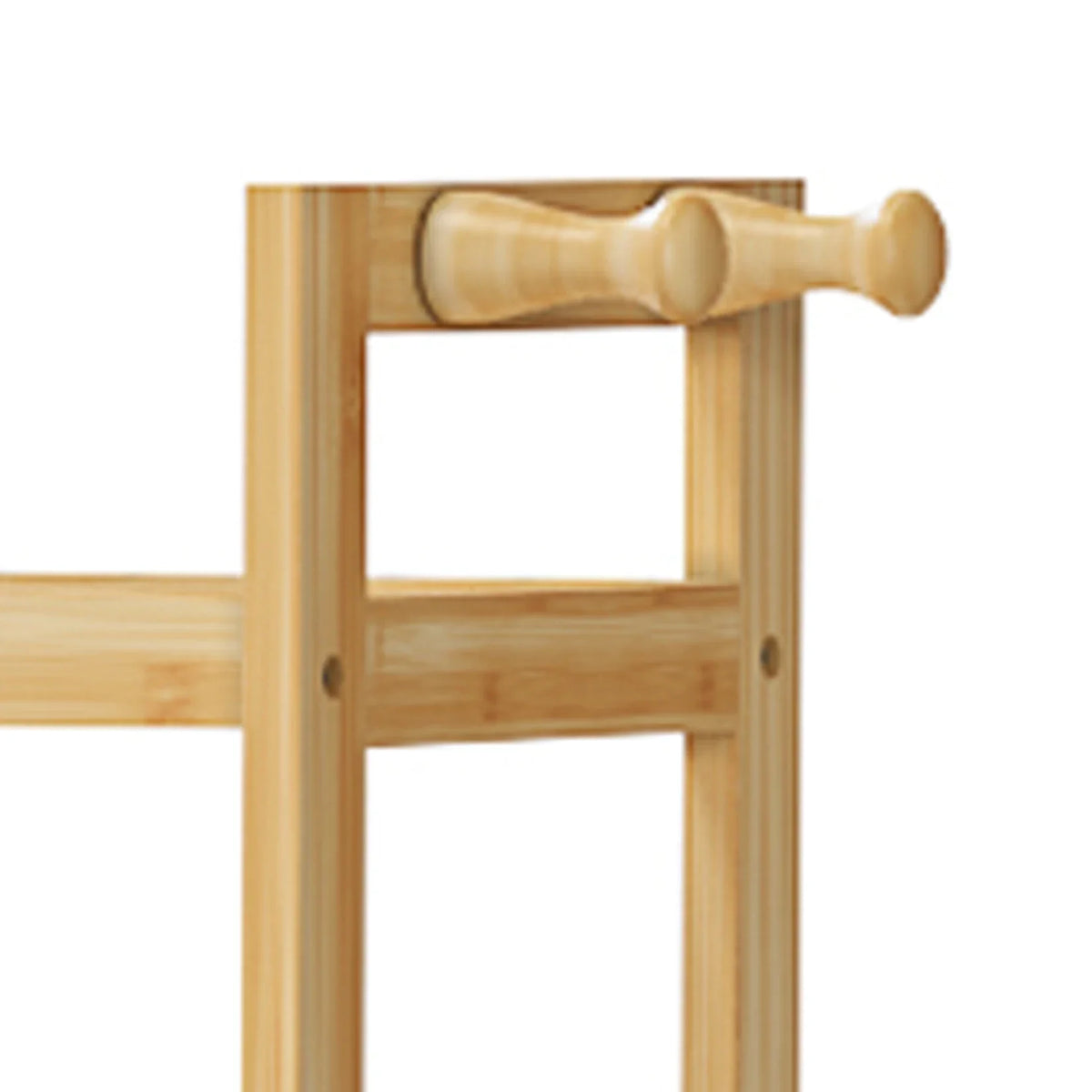 Bamboo Bathroom Finishing Rack with Adjustable Shelves