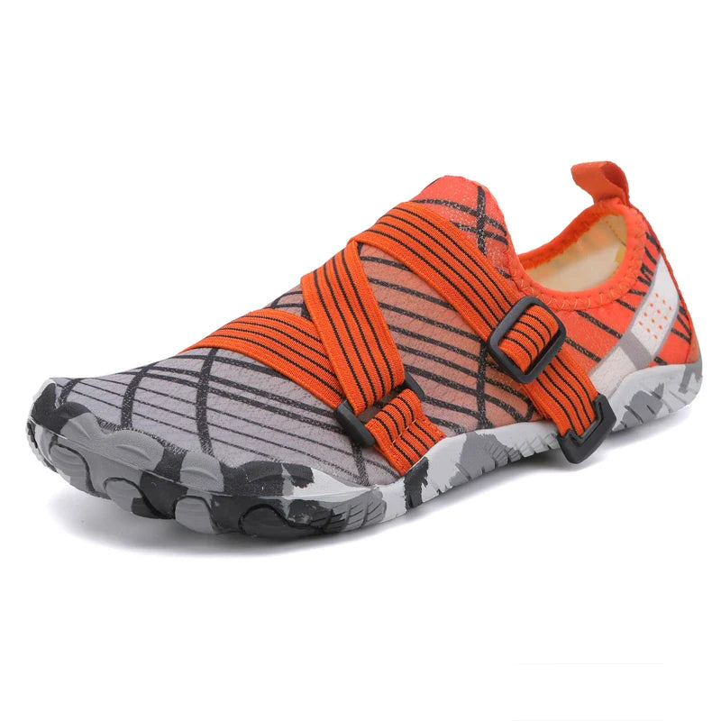 Quick-Drying Fitness Water Shoes for Men and Women- Wading Sneakers with Drainage ,Barefoot Beach Aqua Shoes Ideal for Sea Diving Swimming and Climbing