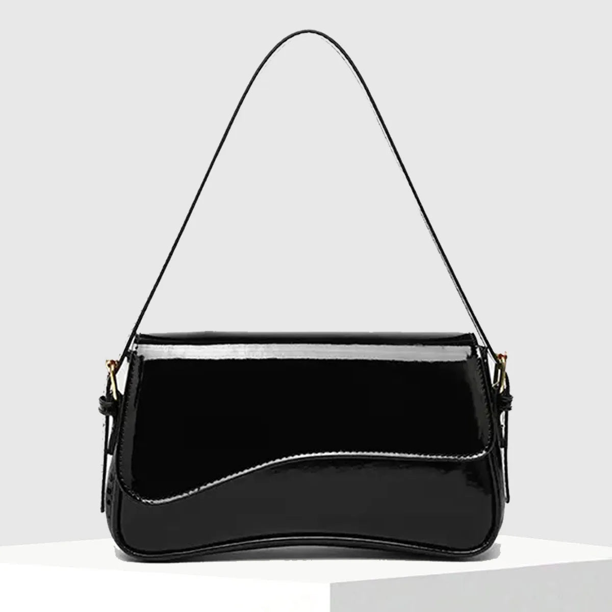 Black everyday handbag | Taormina