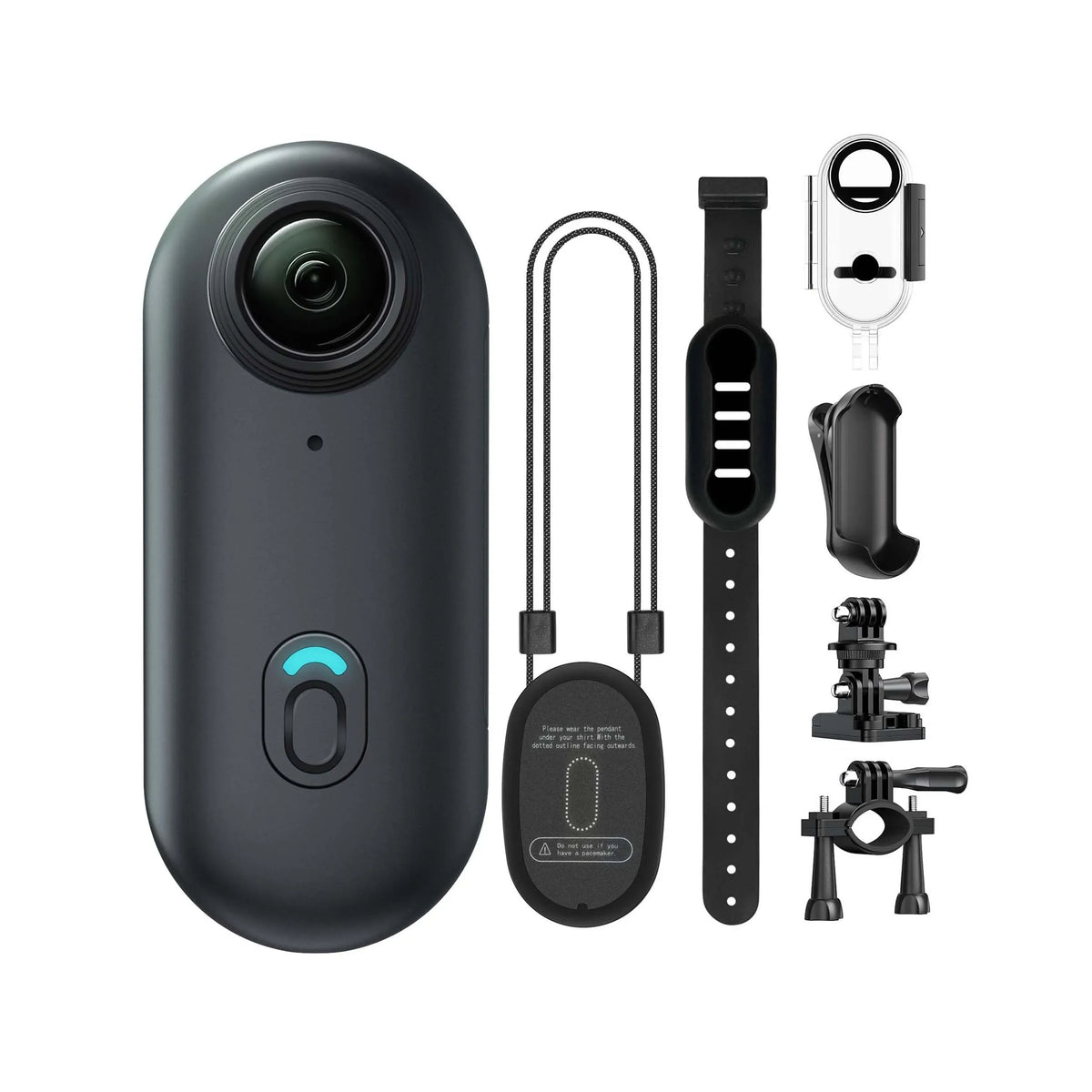 4K Mini WiFi Action Camera – Wearable Thumb-Sized Body Cam with Waterproof Case, Magnetic Clip, and 360° Mount for Sports, Travel & POV Recording