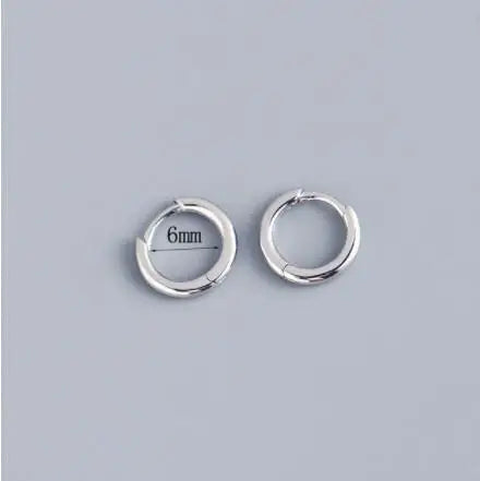 2PCS New Gold Color Square Hoop Earrings Women Men Stainless Steel Huggie Minimalist Punk Unisex Rock Earrings Piercing Jewelry