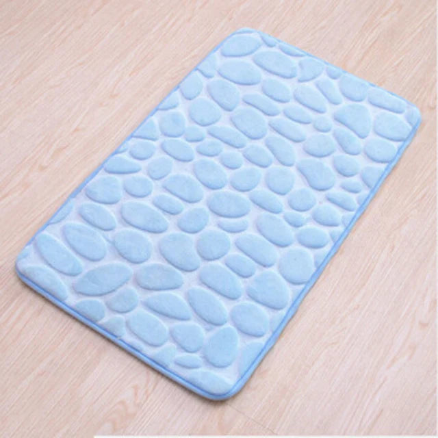Geometric Embossed Non-Slip Bath Mat