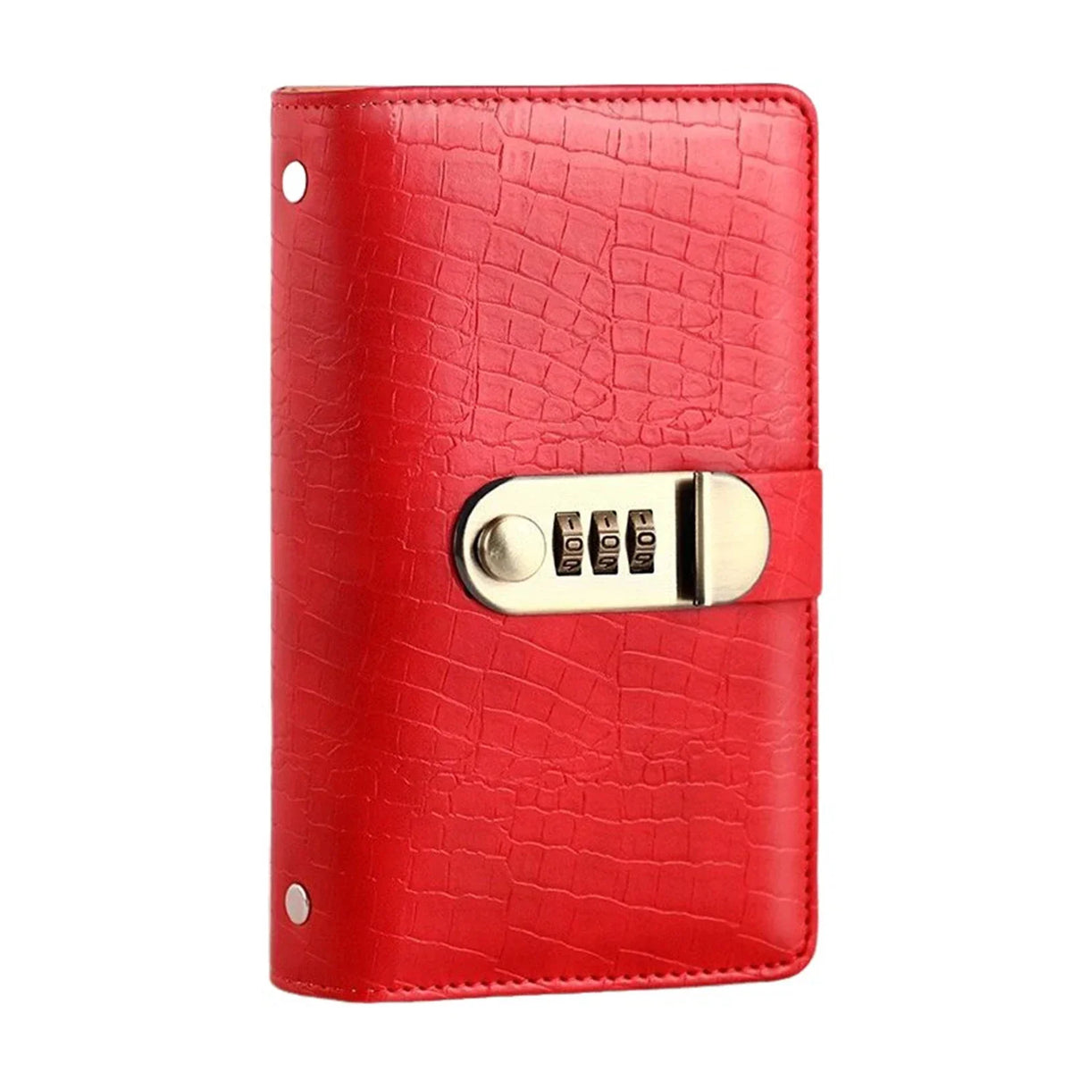 100 Envelope Savings Challenge Binder with Cash Envelopes and Combination Lock – PU Leather