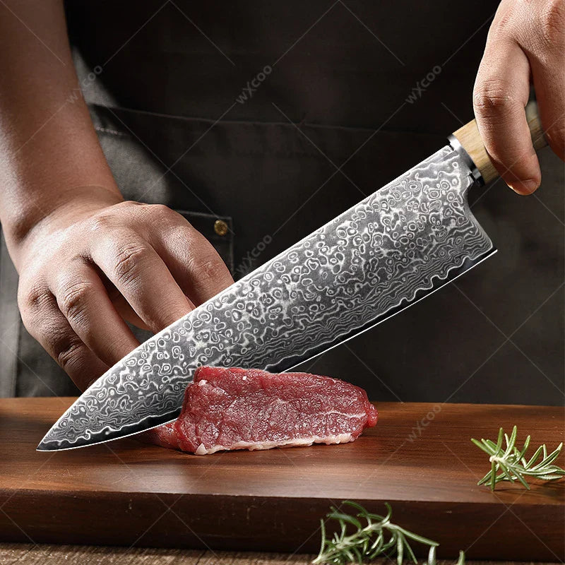 Kakehashi 7″ Damascus Steel Gyuto 牛刀