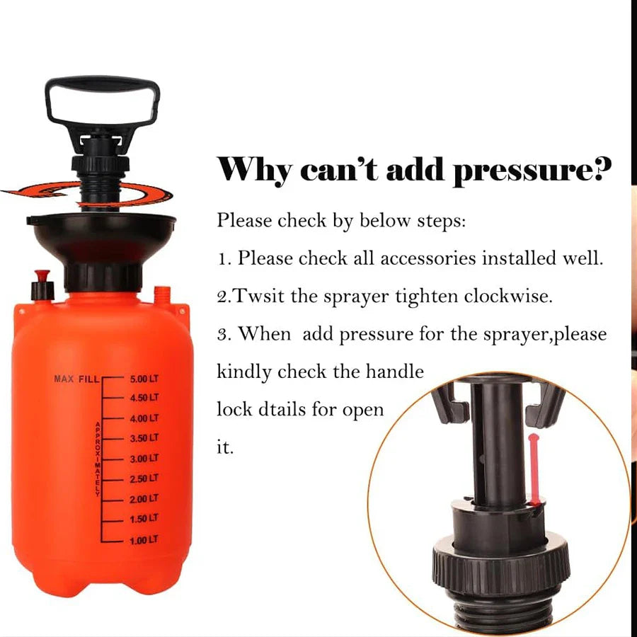Avichic™ High-Pressure Outdoor Terrace Fogger – Adjustable Mist Garden Sprayer for Farming, Irrigation, Cooling & Greenhouse Use