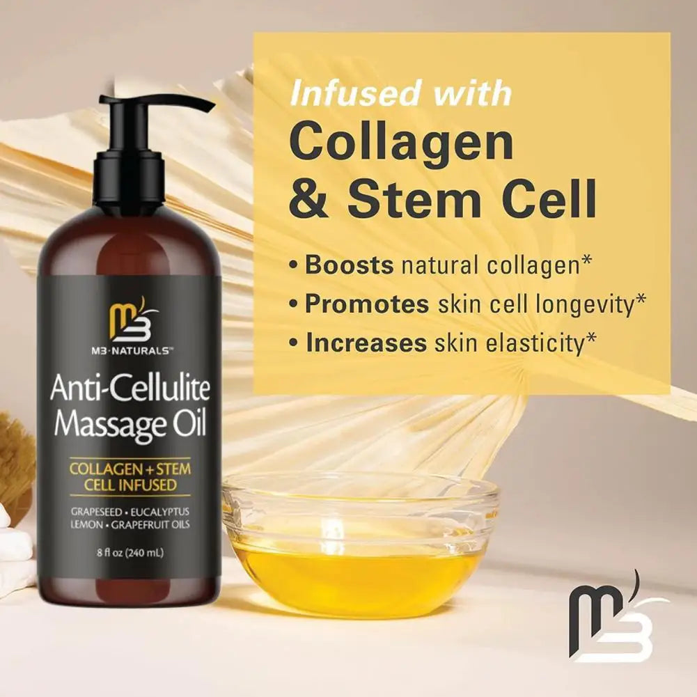 Collagen Skin Massage Oil 240ml – Moisturizing Oil for Soft, Firm-Looking Skin