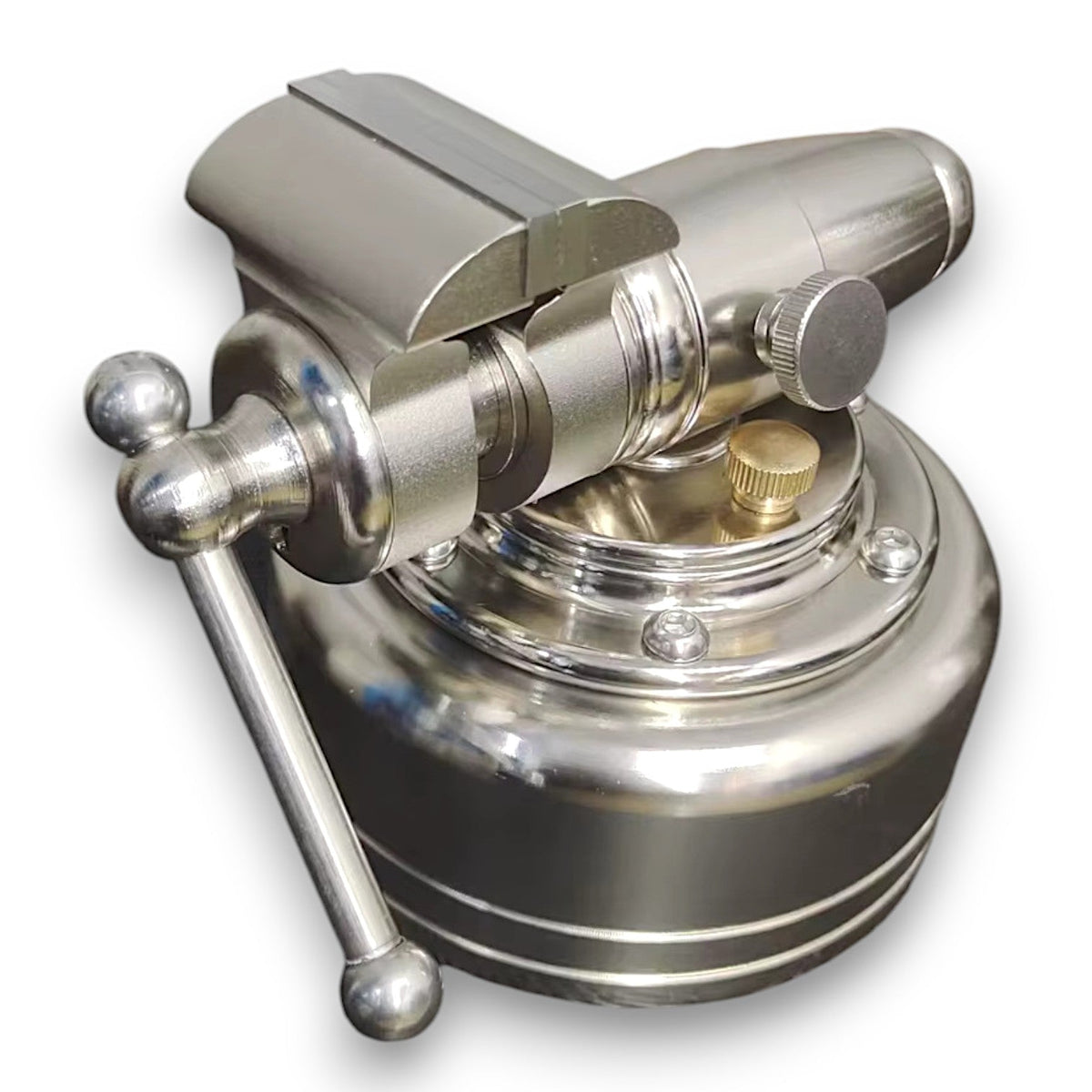 Rotatable Bench Vise with Counterweight