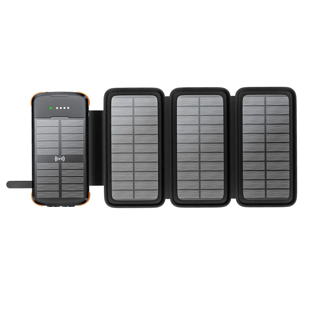 43800mAh High-Capacity Fast Charging Powerbank: Never Run Out of Battery Again -Harness the Sun's Energy for Effortless Charging on the Go
