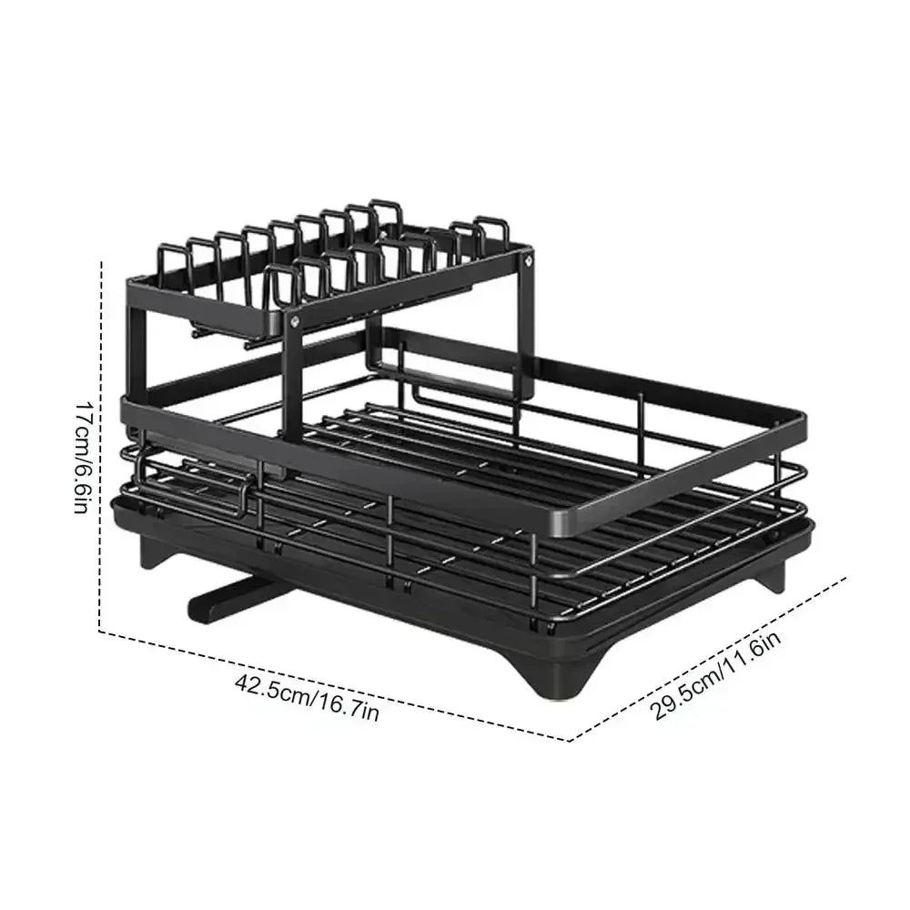 Adjustable Stainless Steel Dish Drying Rack