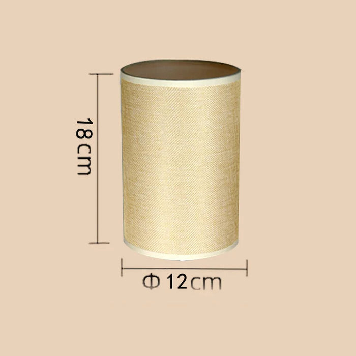Linentube | straight linen lampshade