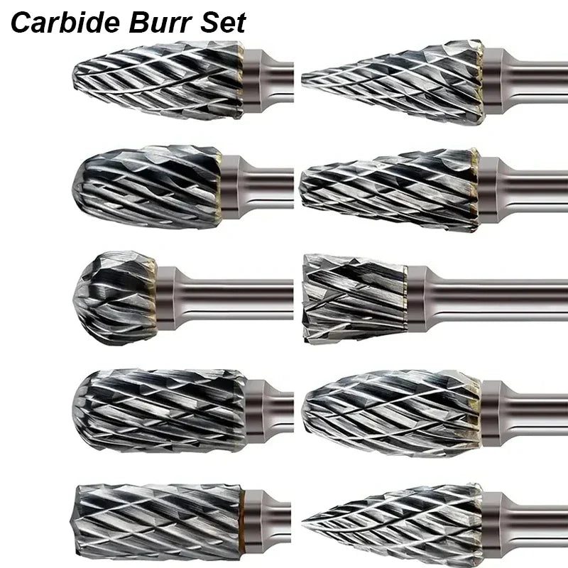 Tungsten Carbide Burr Set