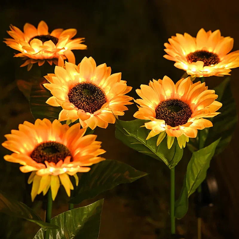 Creative & Modern Sunflower Garden Lamp | SolarSunflower