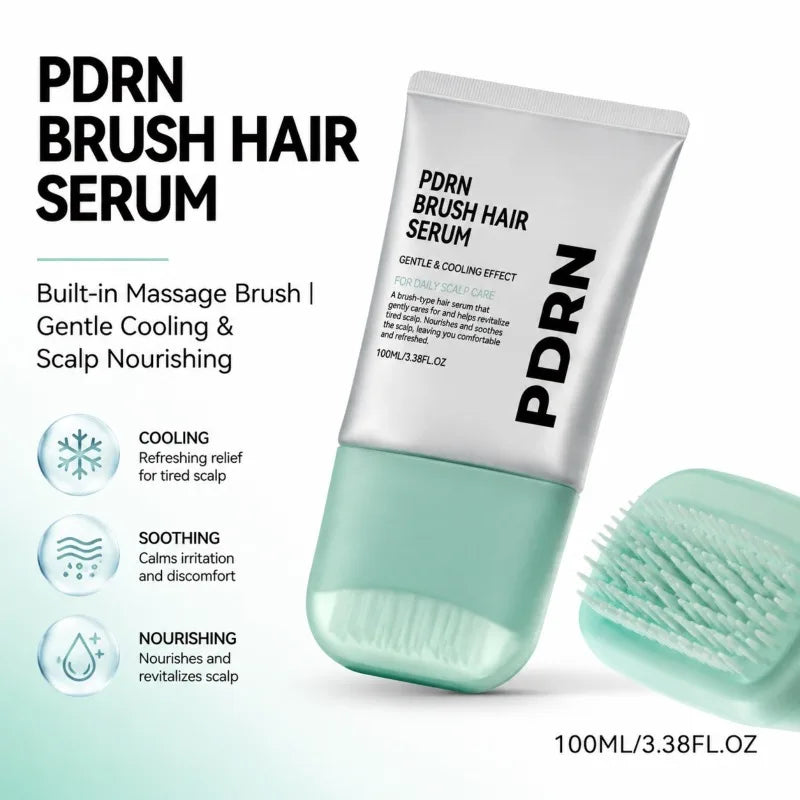 PDRN Scalp Serum 100ml with Cooling Brush Applicator – Nourishing Scalp Care