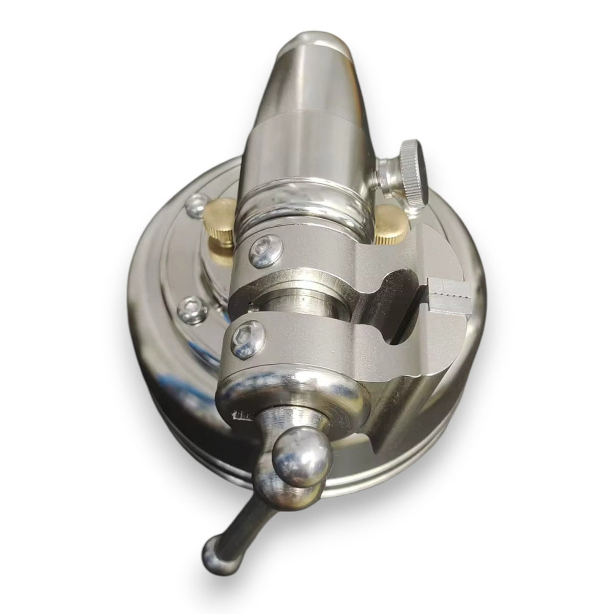 Rotatable Bench Vise with Counterweight