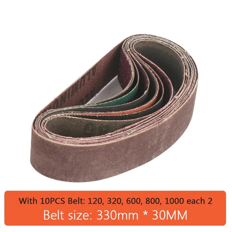 10pcs Belts for Mini Electric Belt Sander