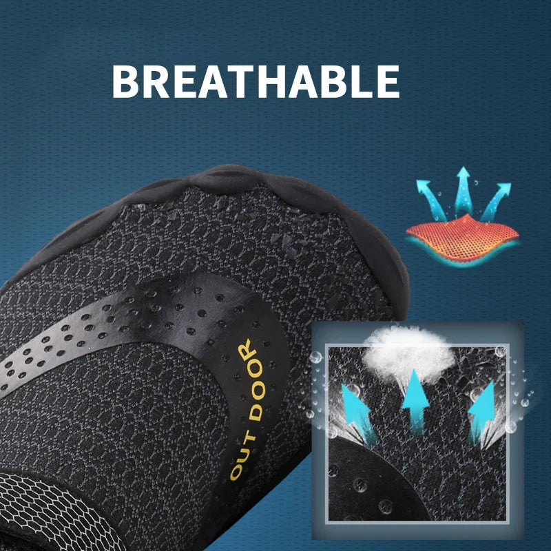 Quick-Drying Fitness Water Shoes for Men and Women- Wading Sneakers with Drainage ,Barefoot Beach Aqua Shoes Ideal for Sea Diving Swimming and Climbing