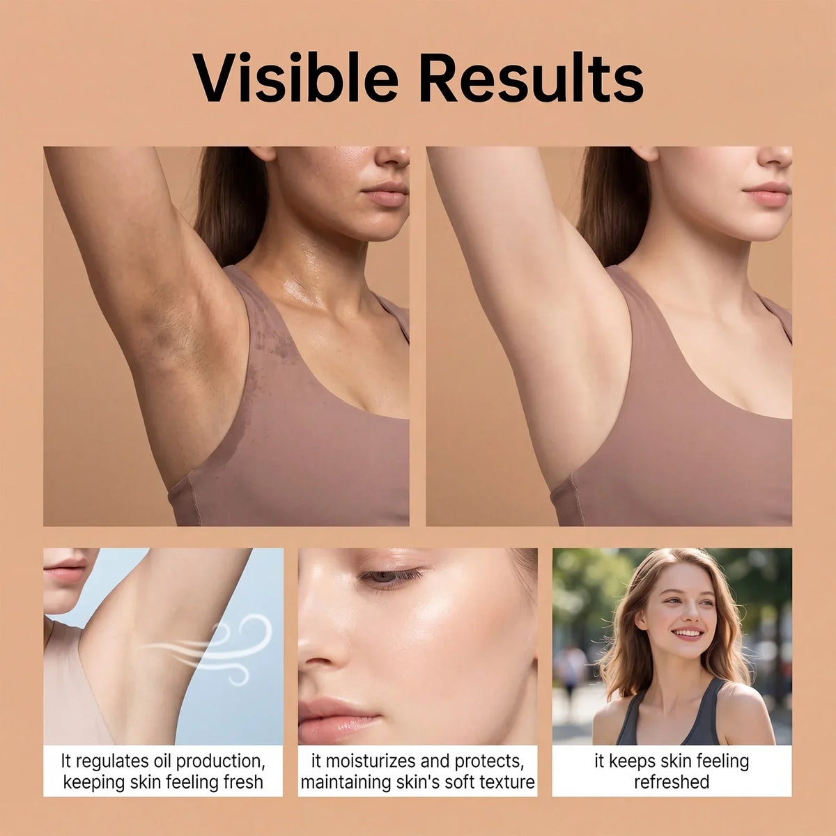 Deodorant Vanilla & Pistachio Fresh That Lasts | 24 Hour Odor Control, No Aluminum, Baking Soda, Parabens, Phthalates, Ethanol | Brightening & Smoothing for Dark Underarms with Kojic Acid & Turmeric | Korean Skincare, K-Beauty